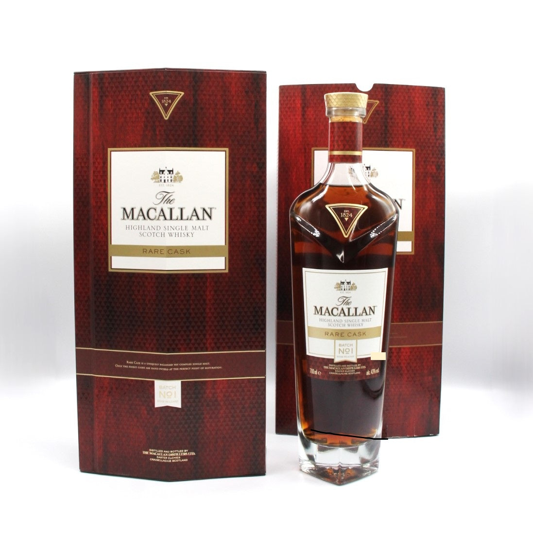 ザ・マッカラン ハイランド シングルモルトスコッチ ウイスキー レアカスク No.1 2019 43% 700ml 箱付き