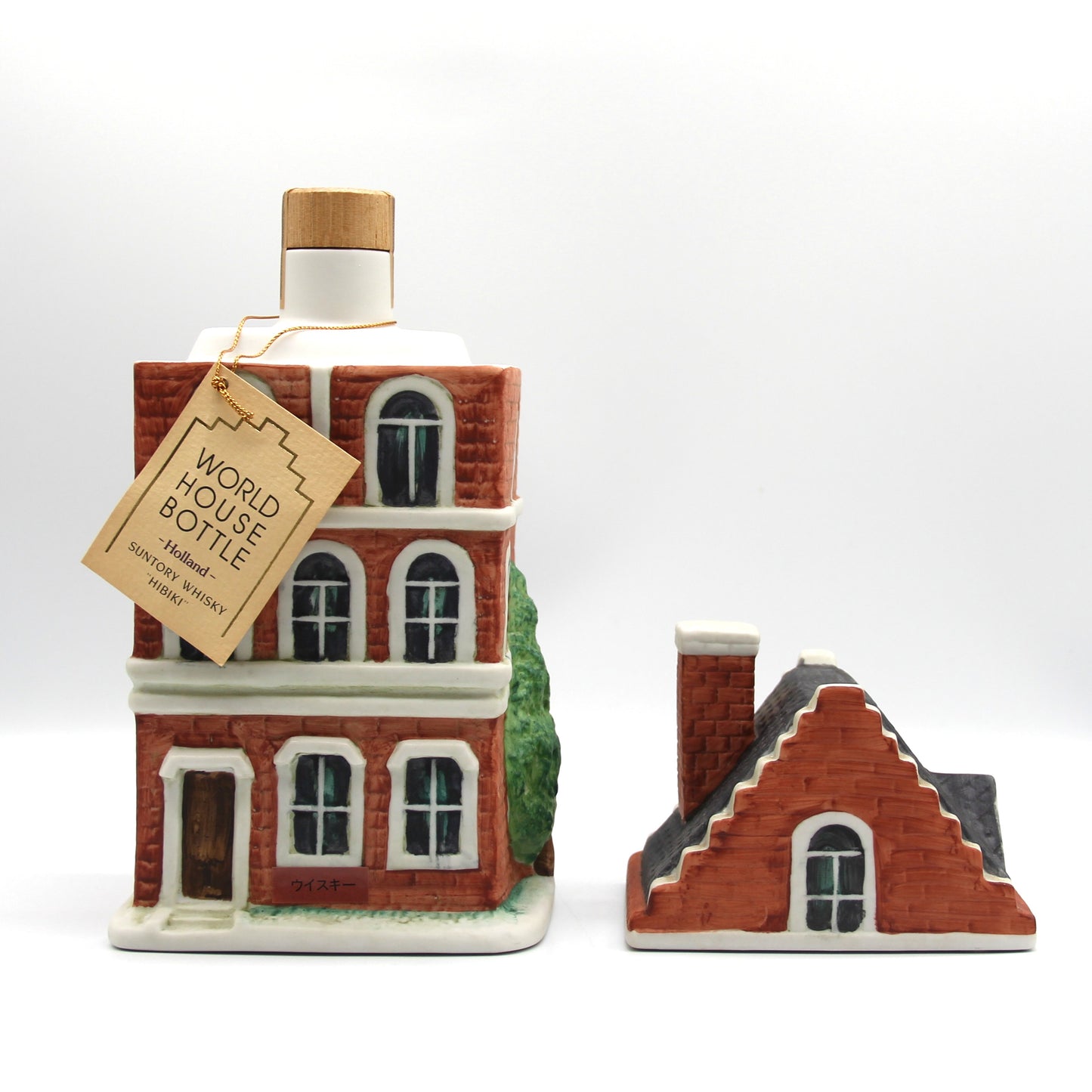 サントリー ウイスキー 響 ワールドハウスボトル オランダ 91‘洋酒頒布会 SUNTORY WHISKY HIBIKI WORLD HOUSE BOTTLE 陶器ボトル 43% 600ml 箱無し