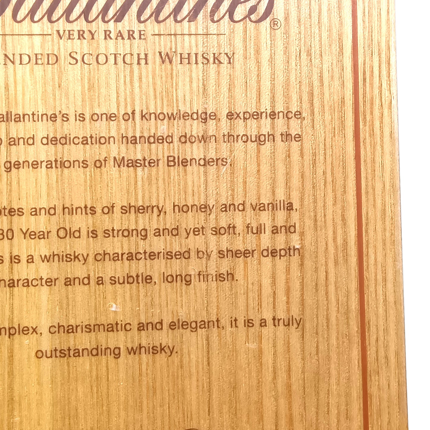 バランタイン Ballantine's 30年 ベリーレア ブレンデッド スコッチ ウイスキー 40％ 700ml 箱付き