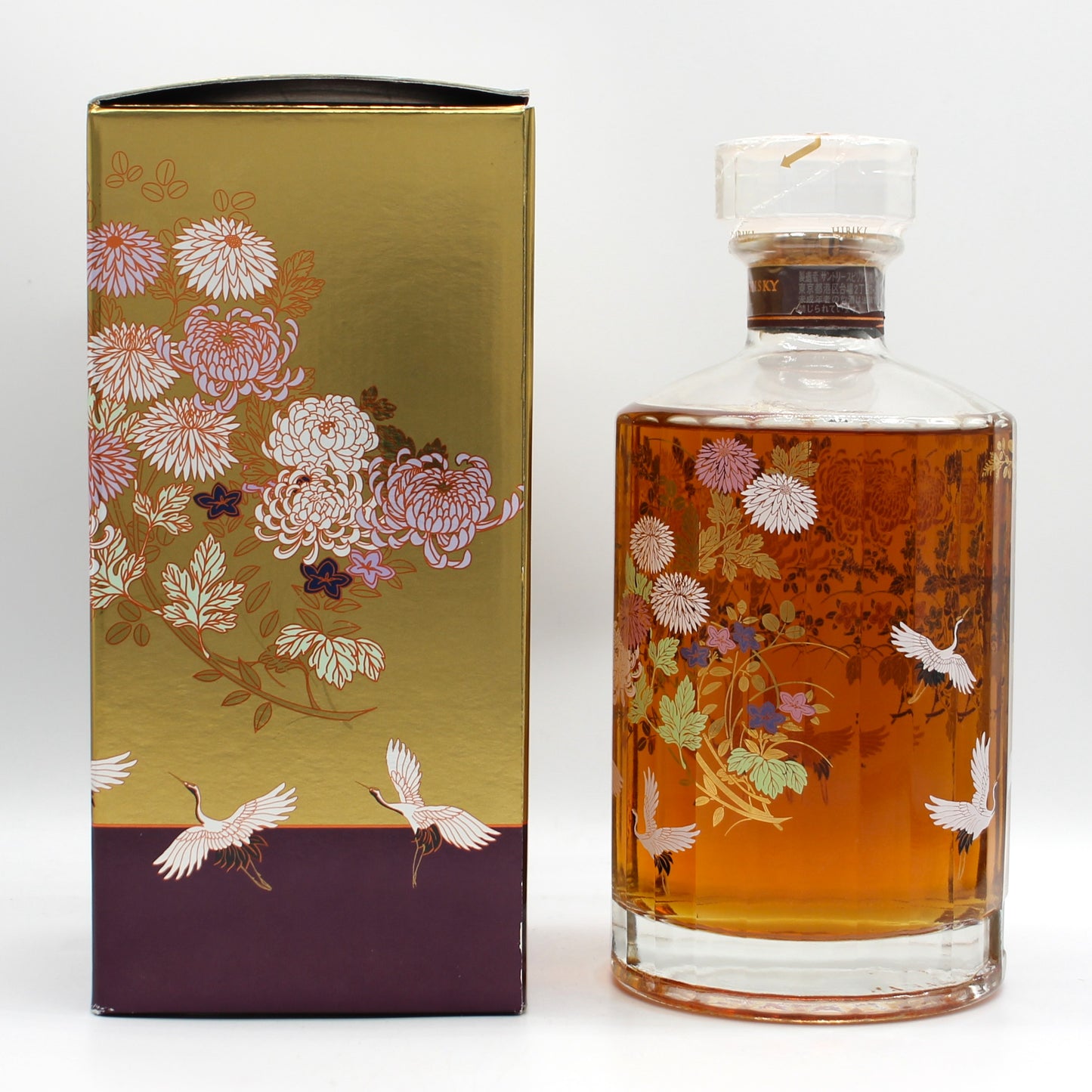 サントリー ウイスキー 響17年 意匠ボトル 花鳥風月 43% 700ml 箱付き ※箱難有