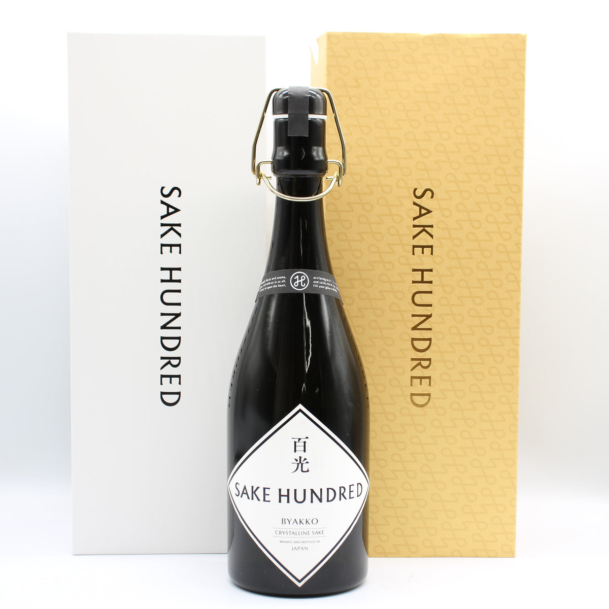 楯の川酒造 SAKE HUNDRED 百光 BYAKKO クリスタルライン CRYSTALLINE SAKE 日本酒 15％ 720ml 箱付き