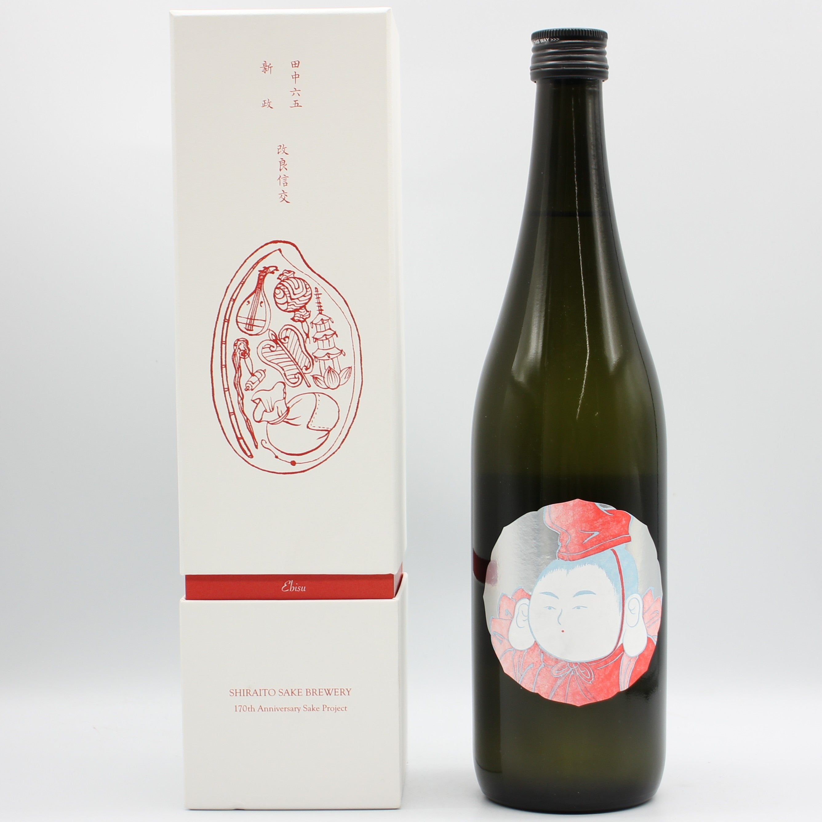 白糸酒造 酒の七福神 新政 恵比寿 日本酒 13％ 720ml 箱付き（2025年12