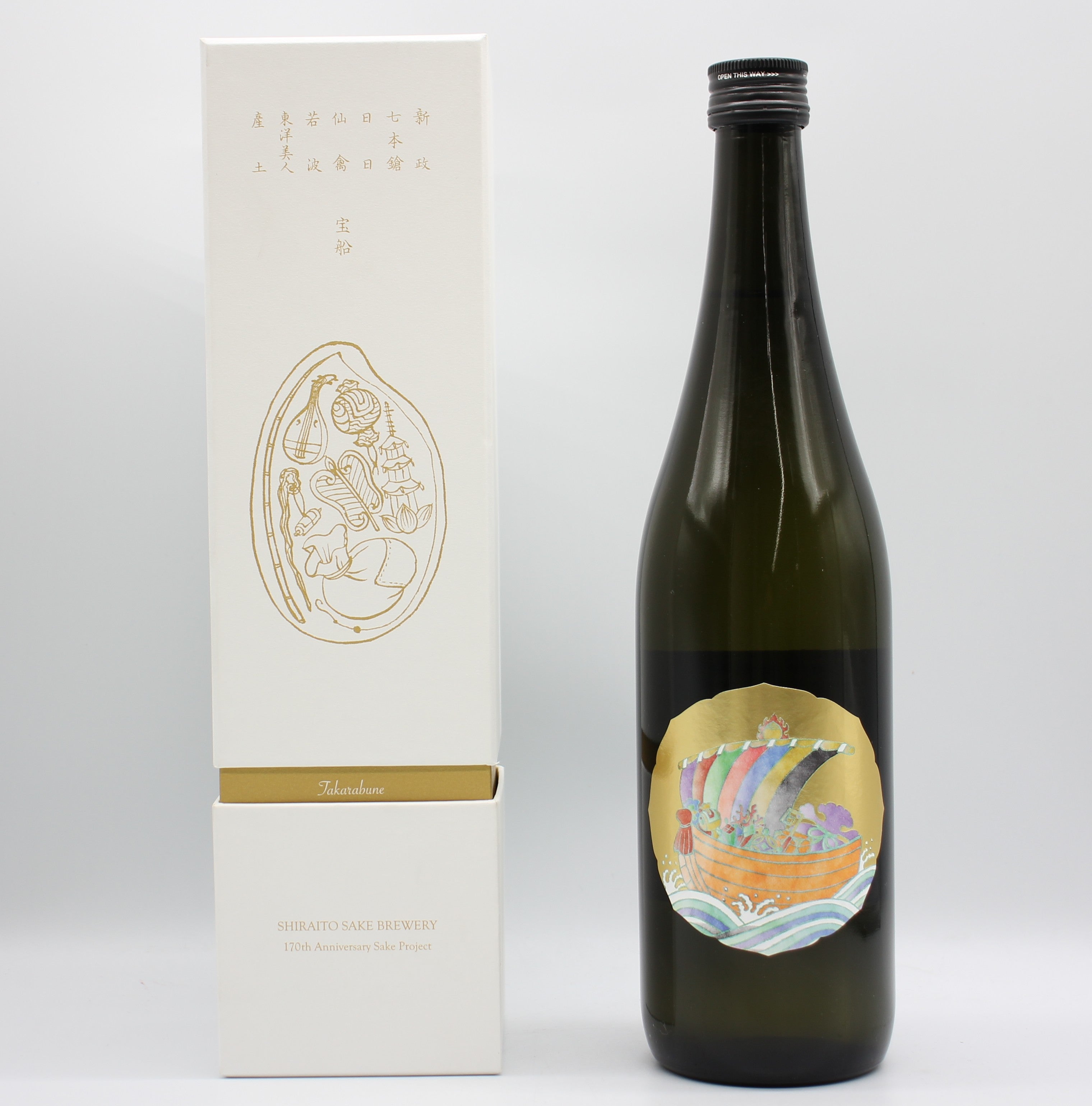 白糸酒造 酒の七福神 宝船 7蔵コラボ 混酒 日本酒 13％ 720ml 箱付き