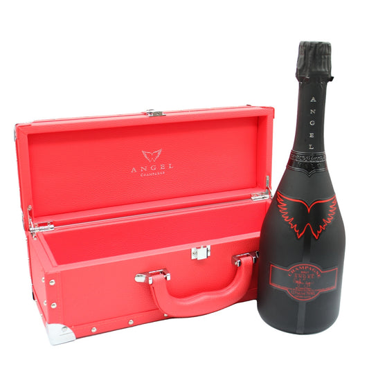 エンジェル シャンパーニュ NV ブリュット ヘイロー レッド シャンパン 12.5% 750ml 箱付き (ANGEL CHAMPAGNE NV Brut Halo Red)