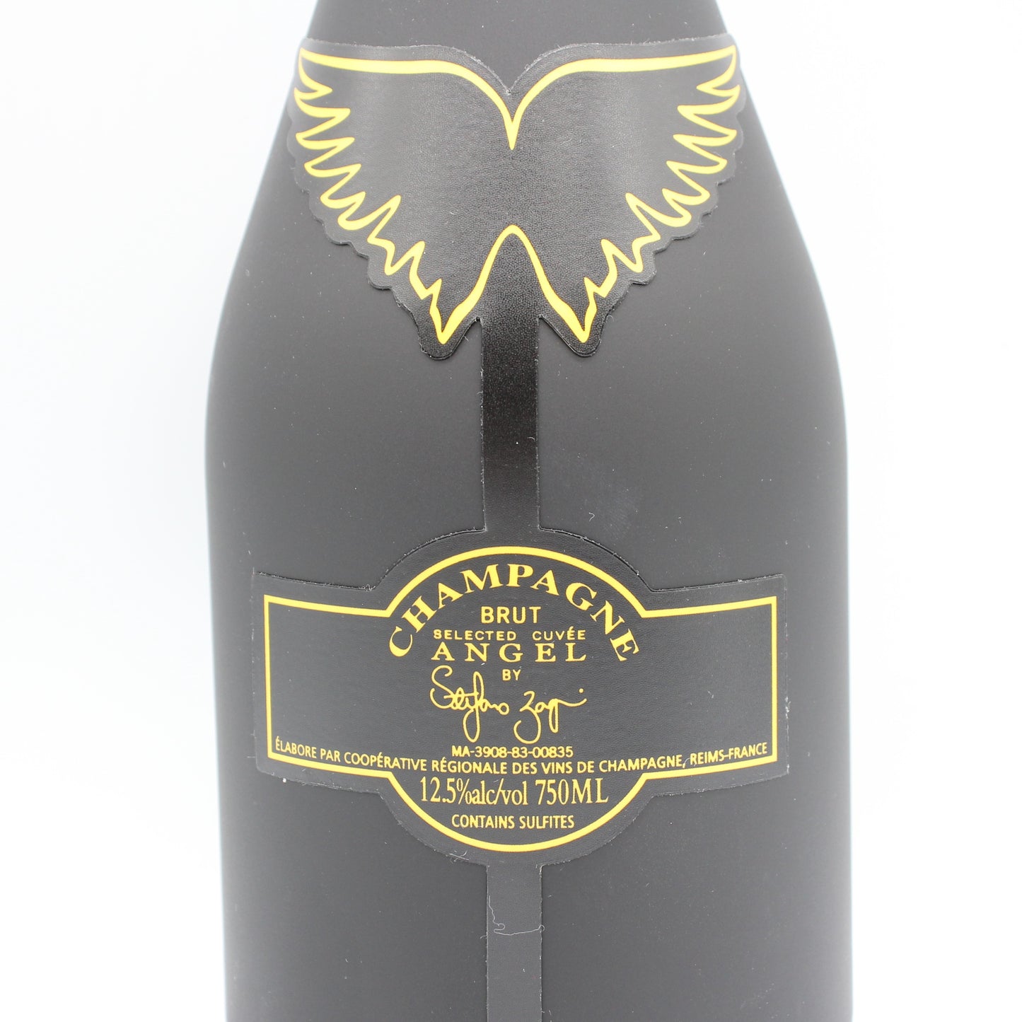 エンジェル シャンパーニュ NV ブリュット ヘイロー イエロー シャンパン 12.5% 750ml 箱付き (ANGEL CHAMPAGNE NV Brut Halo Yellow) ※難有