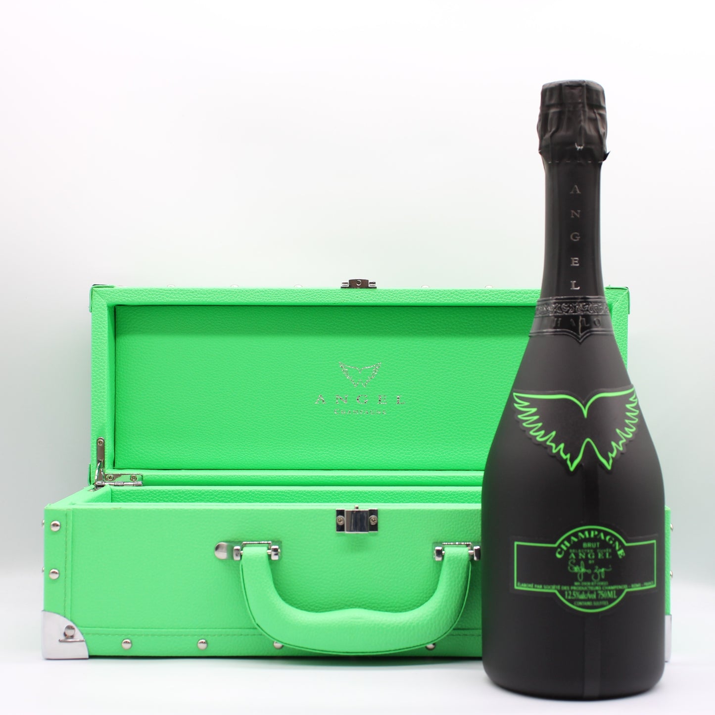 エンジェル シャンパーニュ NV ブリュット ヘイロー グリーン シャンパン 12.5% 750ml 箱付き (ANGEL CHAMPAGNE NV Brut Halo Green)