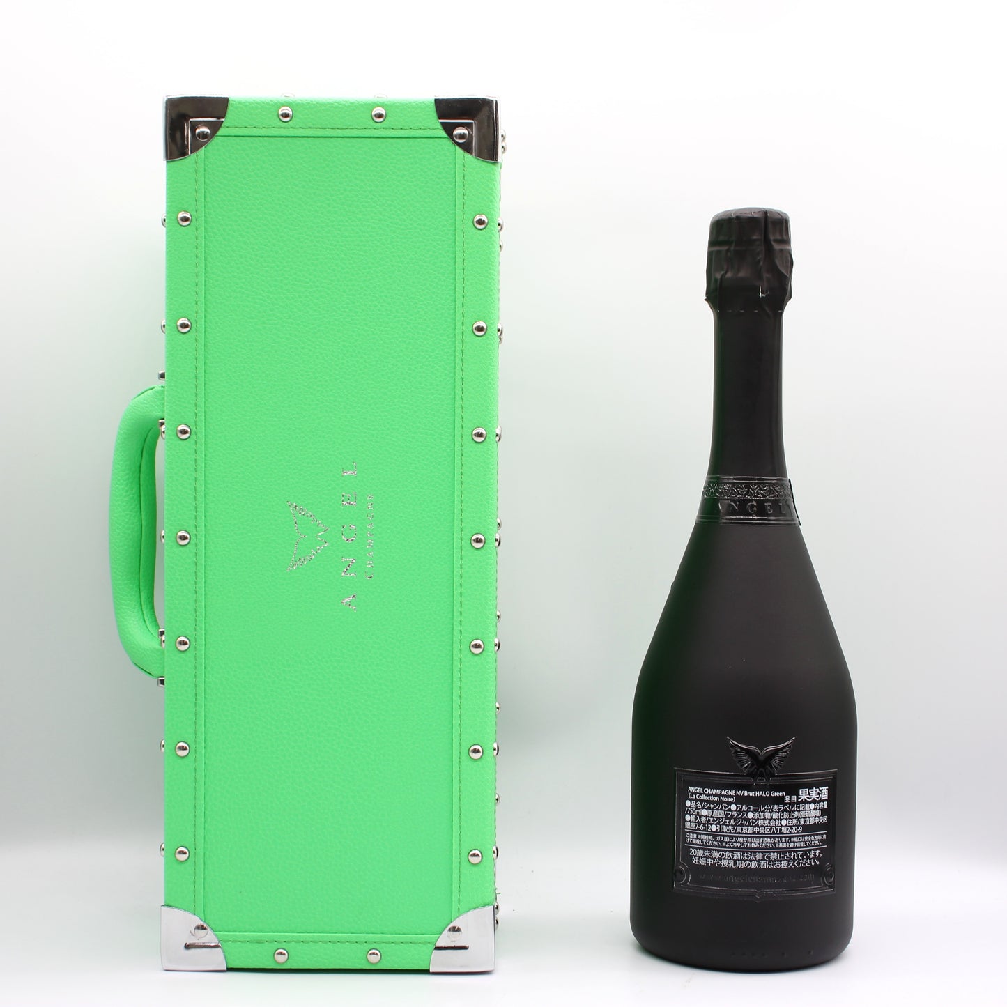 エンジェル シャンパーニュ NV ブリュット ヘイロー グリーン シャンパン 12.5% 750ml 箱付き (ANGEL CHAMPAGNE NV Brut Halo Green)