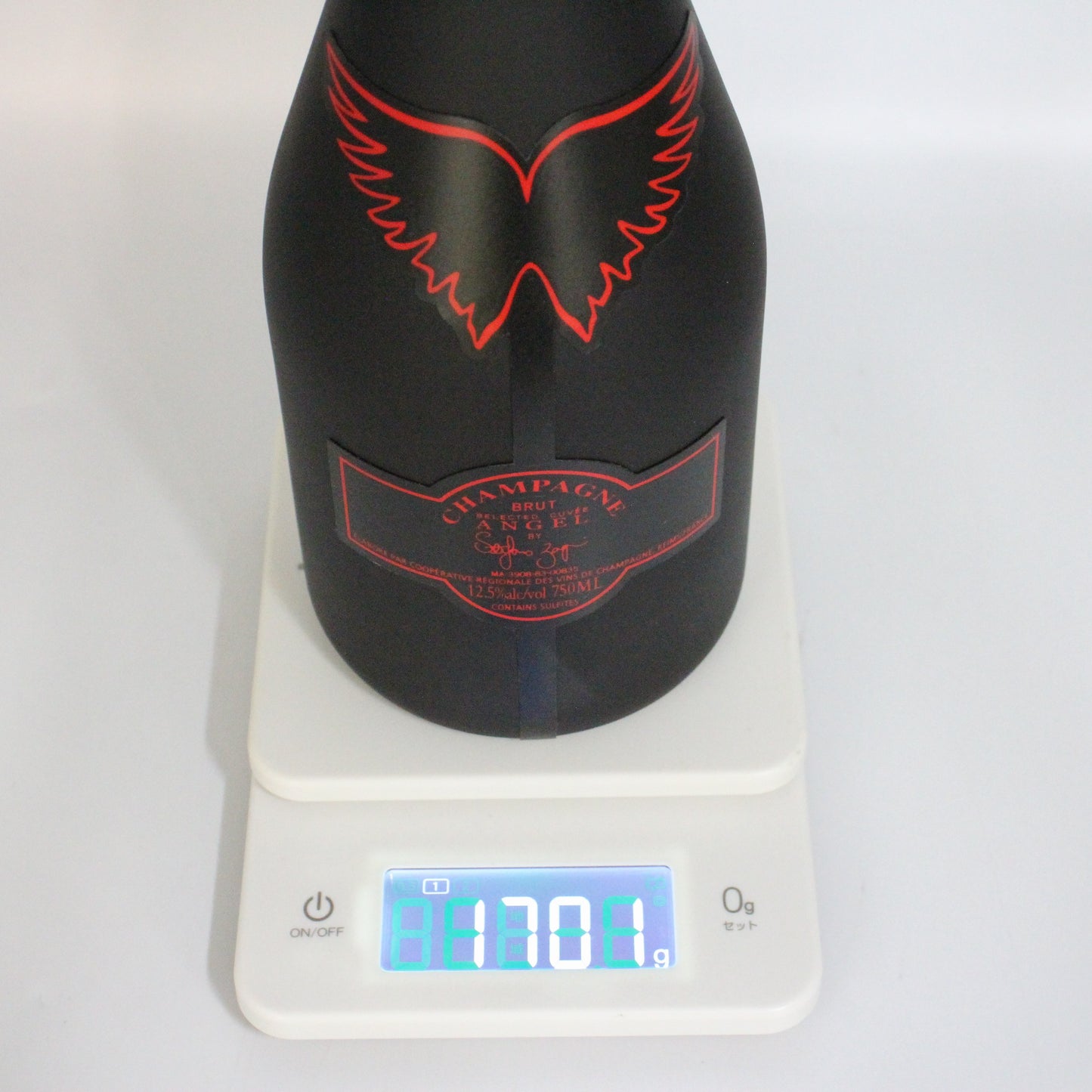 エンジェル シャンパーニュ NV ブリュット ヘイロー レッド シャンパン 12.5% 750ml 箱付き (ANGEL CHAMPAGNE NV Brut Halo Red)