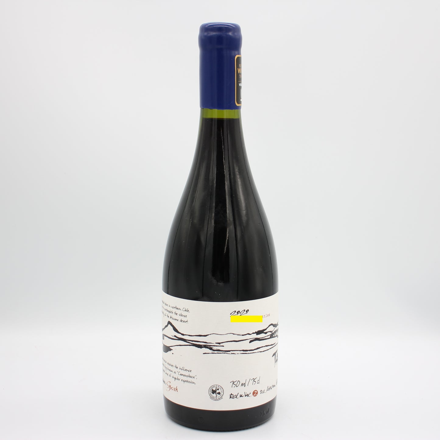 タラ アタカマ シラー 2020 Red Wine2 赤ワイン 14% 750ml 箱無し (TARA Atacama Syrah 2020)