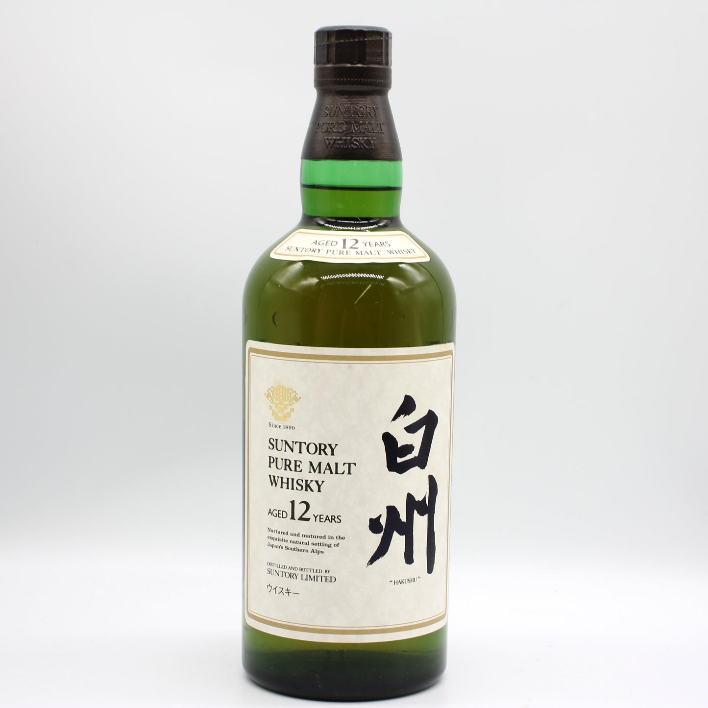 サントリー ピュアモルト ウイスキー 白州12年 金花 43% 750ml 箱無し