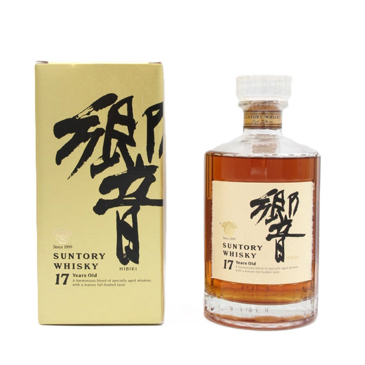 サントリー ウイスキー 響17年 裏ゴールド 旧ラベル 43% 700ml 箱付き