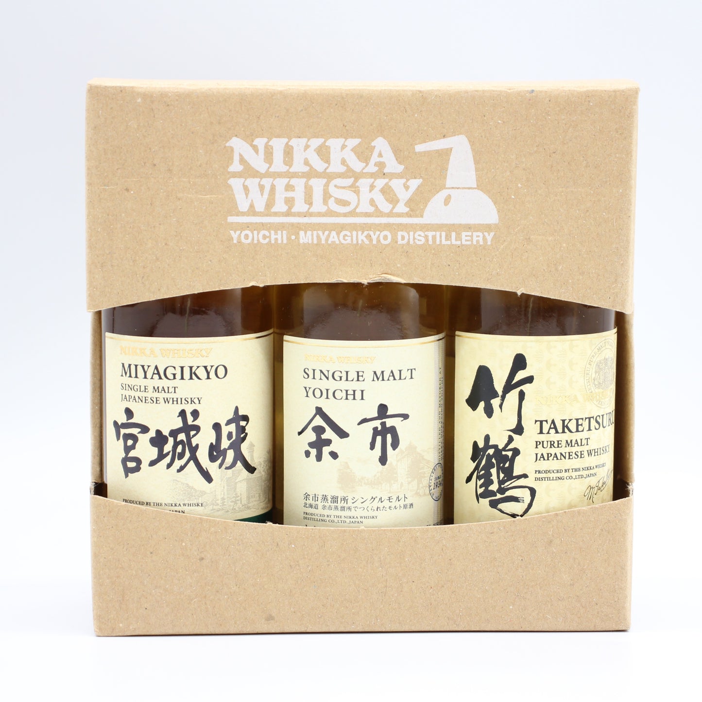 ニッカ ウイスキー 竹鶴 余市 宮城峡 50ml 箱付き 飲み比べ 3本セット