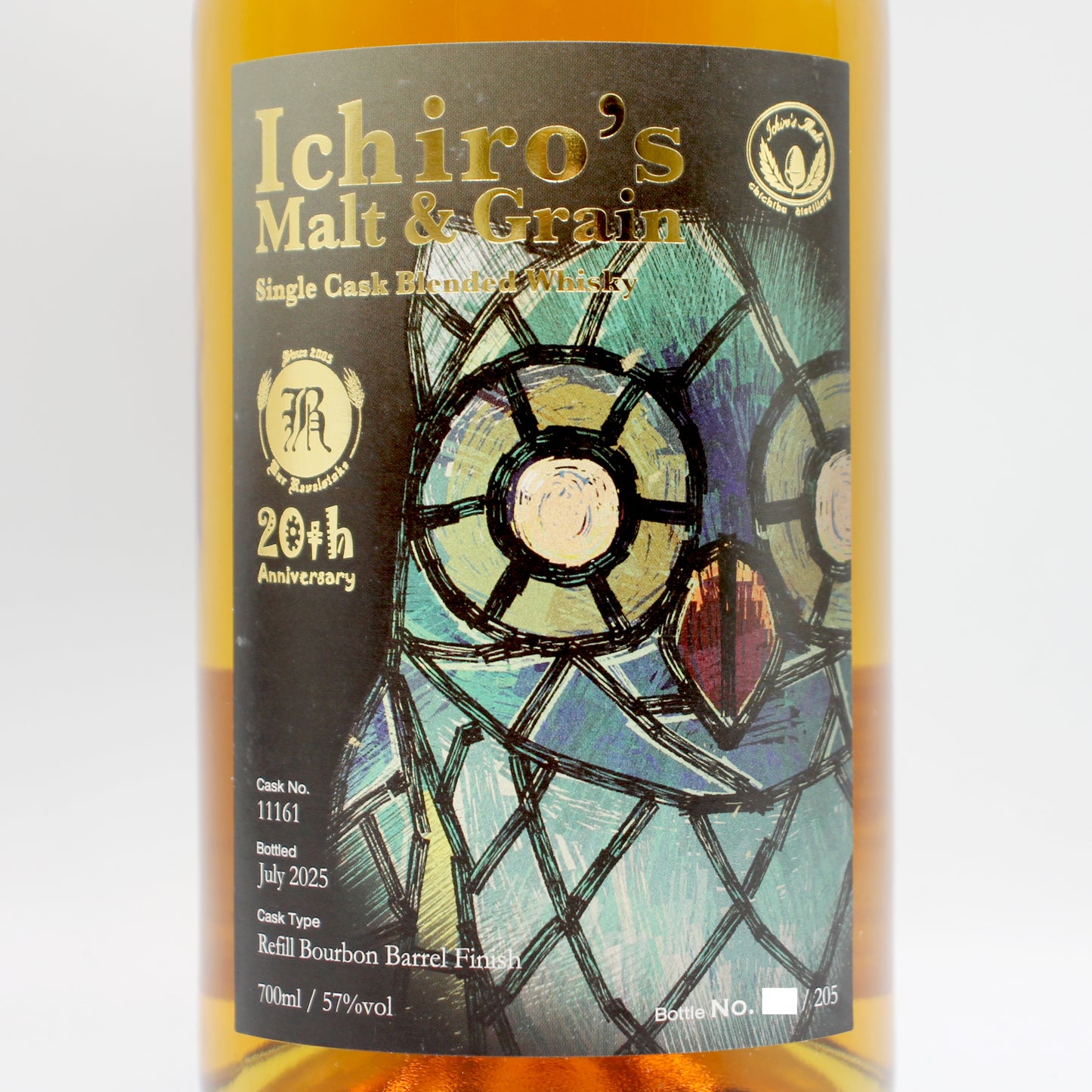 イチローズモルト モルト&グレーン Bar Revelstoke 20th Anniversary 2025 57% 700ml 箱付き