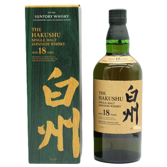 サントリー シングルモルト ウイスキー 白州18年 43% 700ml 箱付き ※(1)