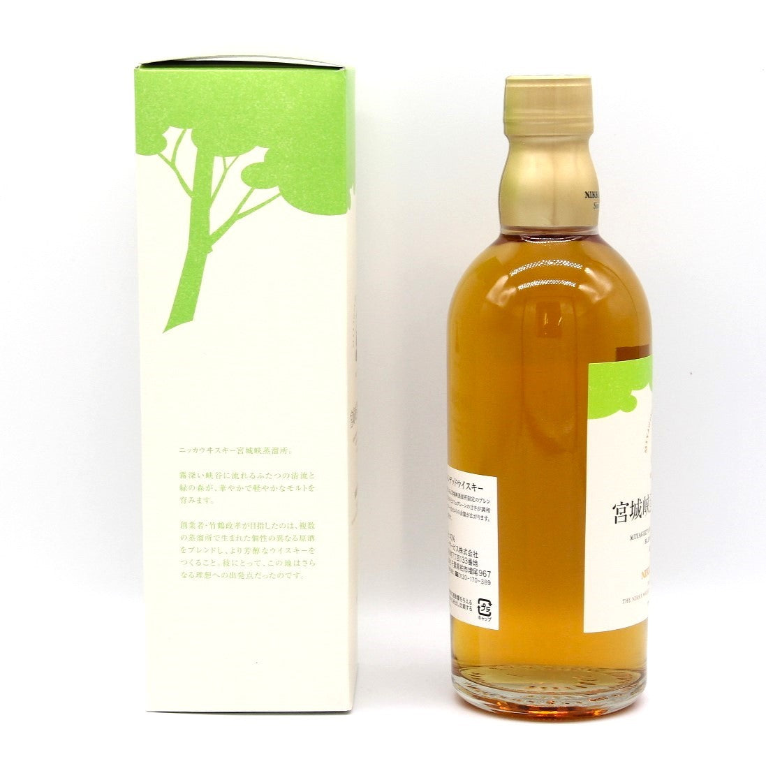 ニッカ ウイスキー 宮城峡蒸留所限定 ブレンデッドウイスキー 40％ 500ml 箱付き – Saketown