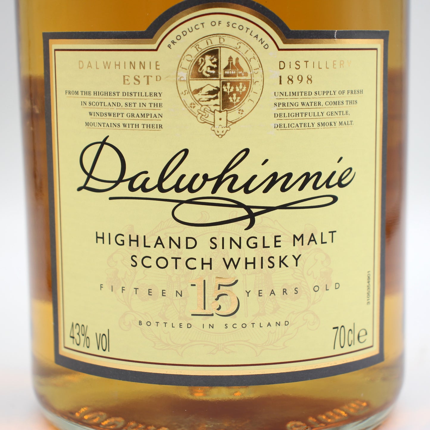 Dalwhinnie ダルウィニー 15年 シングル ハイランドモルト スコッチ ウイスキー 43％ 700ml 箱付き