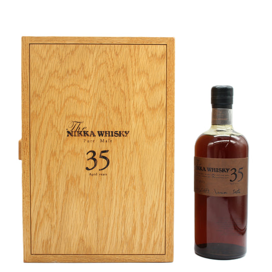 ニッカ ウイスキー ザ・ニッカウイスキー 35年 創業70周年記念 ピュアモルト 48% 700ml 箱付き ■