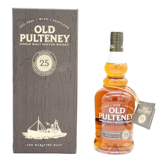 オールド プルトニー 25年 Old Pulteney 25 Years Old シングルモルト スコッチウイスキー 46％ 700ml 箱付き