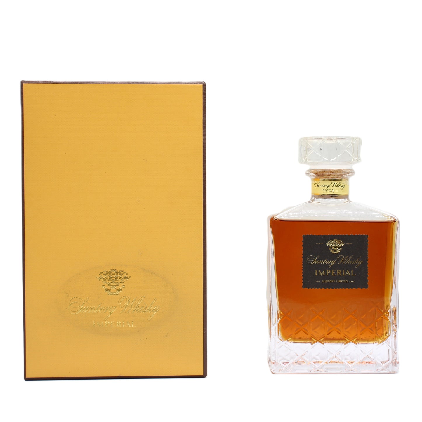 サントリー インペリアル カガミクリスタル SUNTORY IMPERIAL ウイスキー 43% 600ml 箱付き ※カード無し