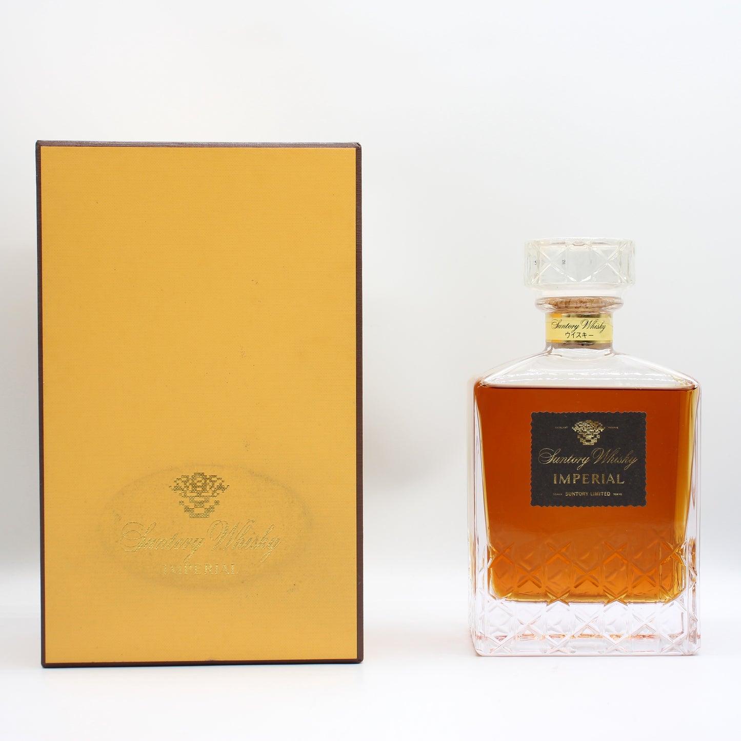 サントリー インペリアル カガミクリスタル SUNTORY IMPERIAL ウイスキー 43% 600ml 箱付き ※カード無し