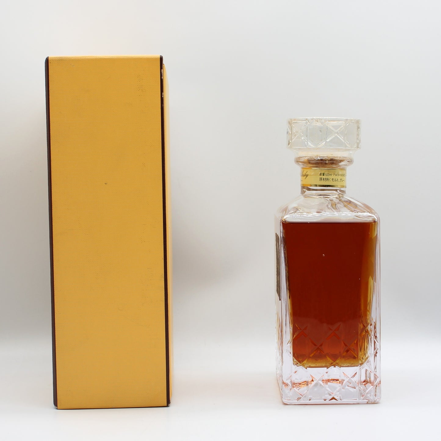 サントリー インペリアル カガミクリスタル SUNTORY IMPERIAL ウイスキー 43% 600ml 箱付き (1)