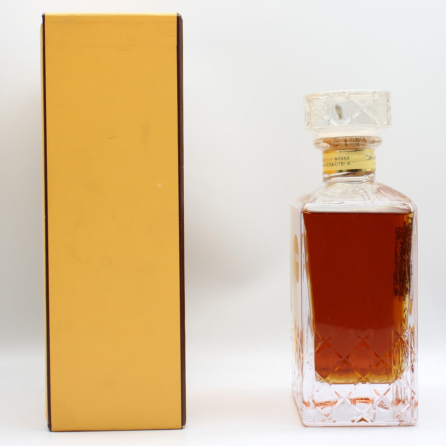 サントリー インペリアル カガミクリスタル SUNTORY IMPERIAL ウイスキー 43% 600ml 箱付き (1)