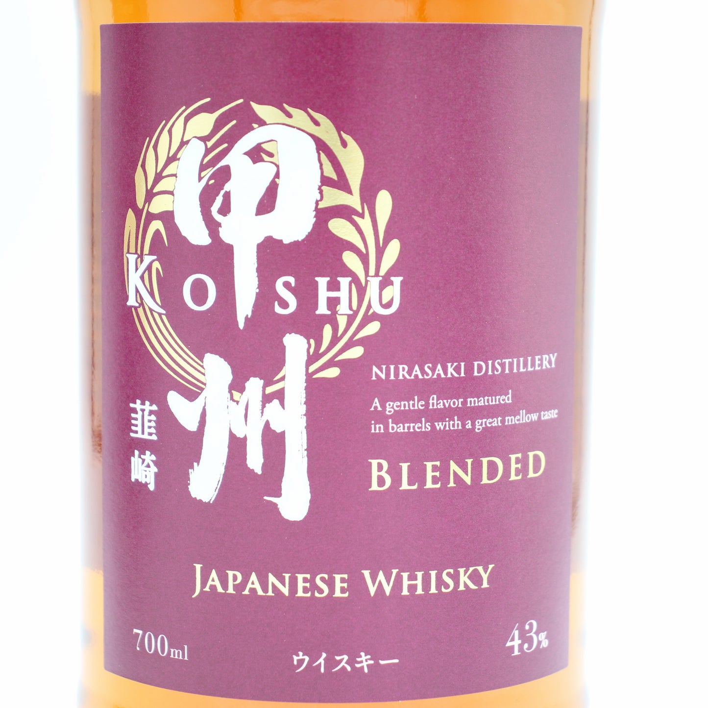 富永貿易株式会社 甲州韮崎  ジャパニーズウイスキー ブレンデッド 43% 700ml 箱付き