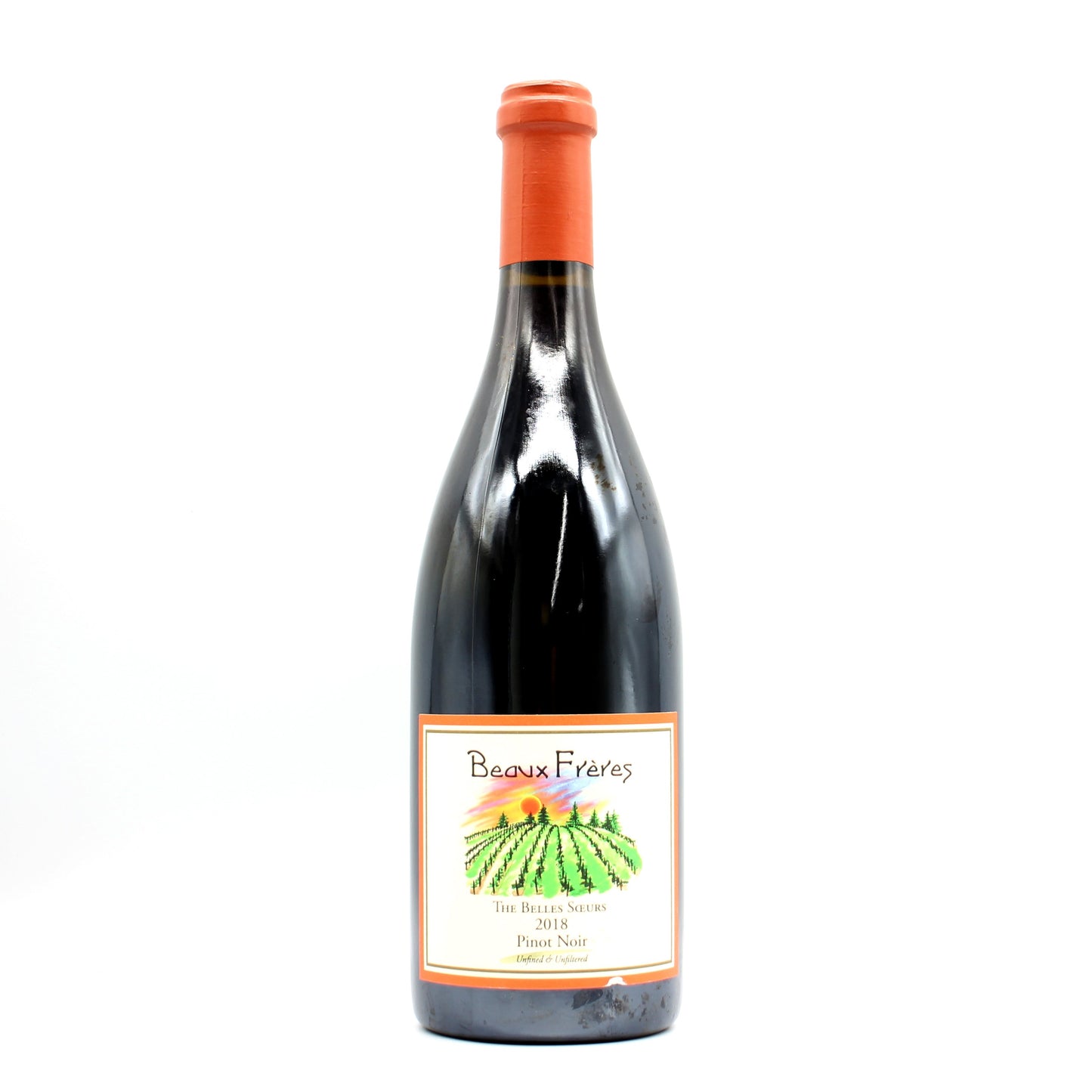 ボー・フレール ベル・スール・ピノ・ノワール2018 赤ワイン 13.6% 750ml 箱無し（Beaux Frères Belles Soeurs Pinot Noir 2018）