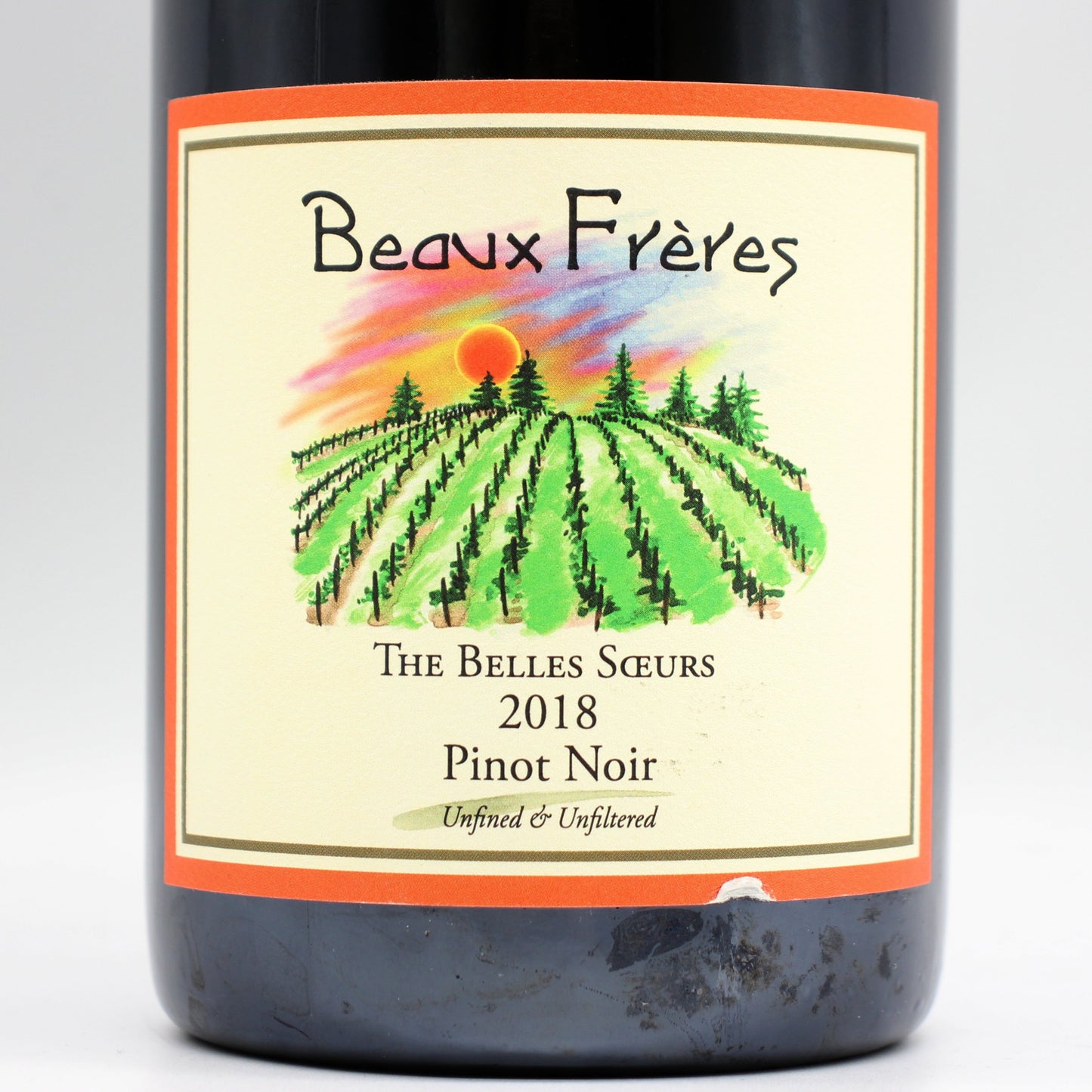 ボー・フレール ベル・スール・ピノ・ノワール2018 赤ワイン 13.6% 750ml 箱無し（Beaux Frères Belles Soeurs Pinot Noir 2018）
