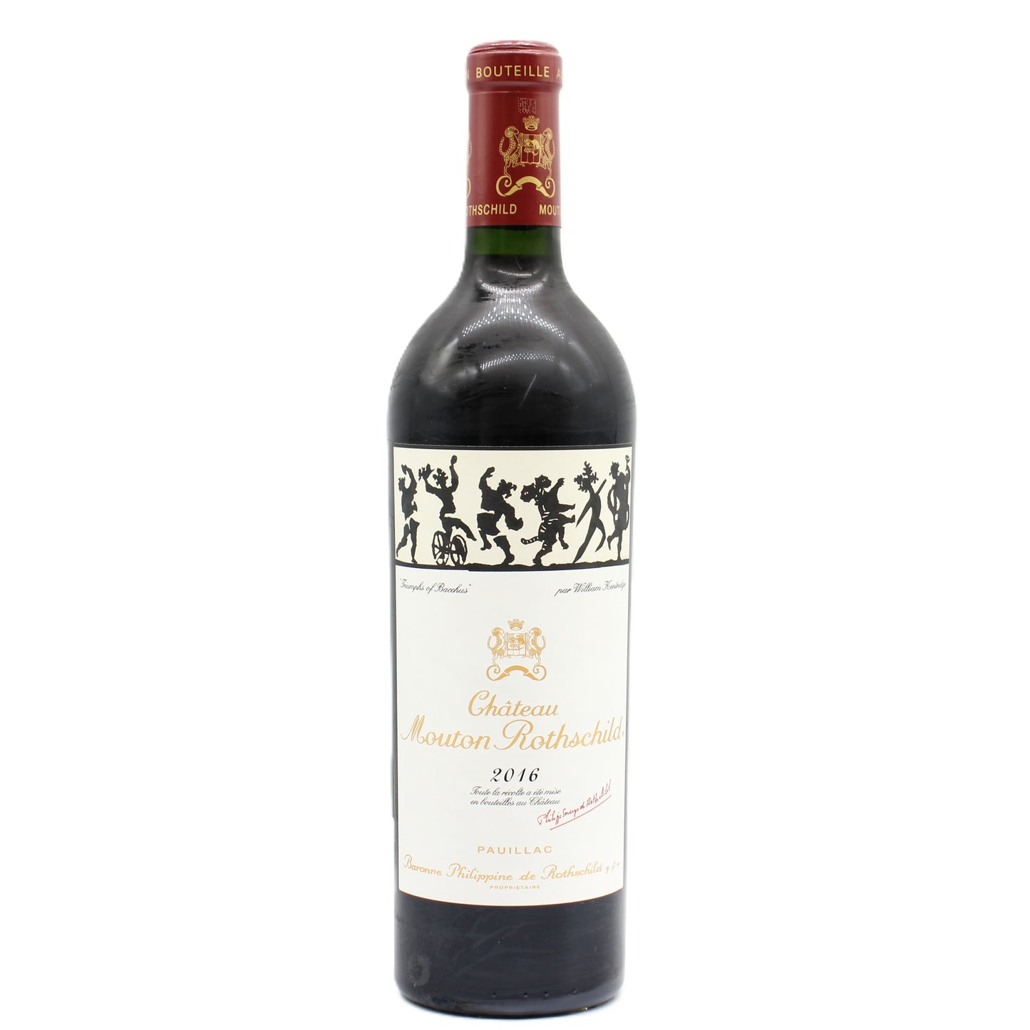 シャトー・ムートン・ロートシルト 2016 赤ワイン 13.5% 750ml 箱無し  (Château Mouton Rothschild 2016)