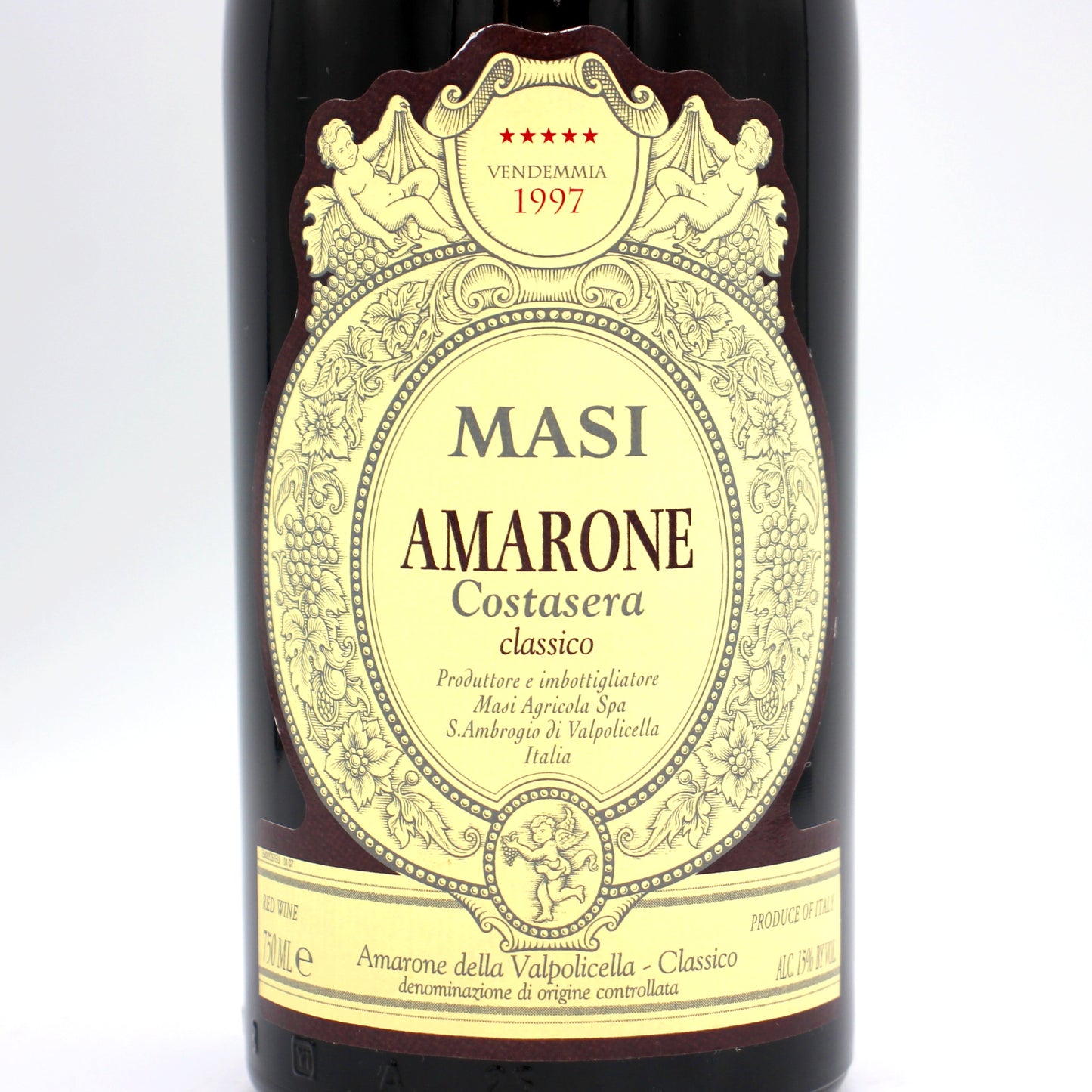 マァジ アマローネ デッラ ヴァルポリチェッラ クラッシコ コスタセラ 1997 赤ワイン 15% 750ml 箱無し (MASI AMARONE DELLA VALPOLICELLA COSTASERA 1997)