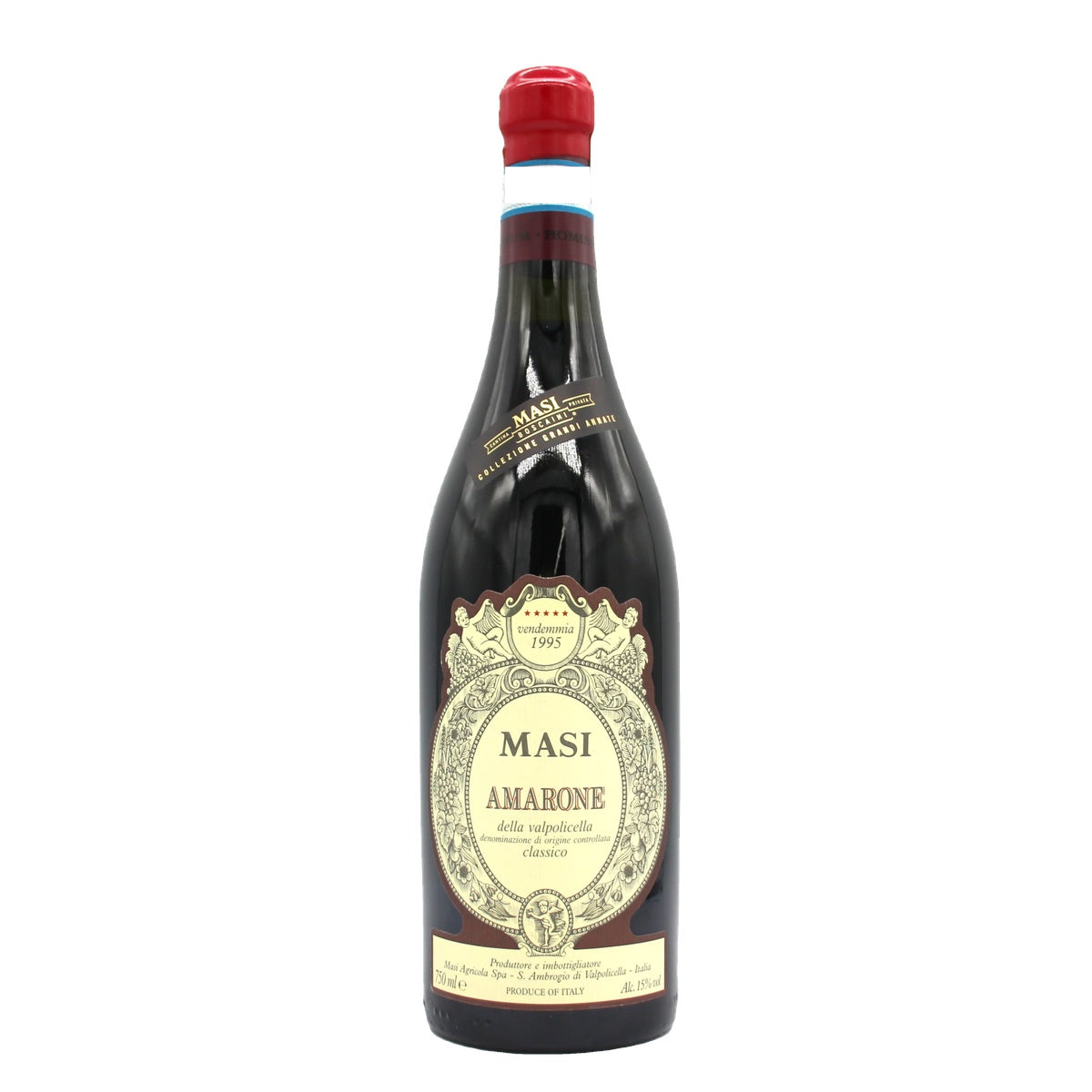 マァジ アマローネ デッラ ヴァルポリチェッラ クラッシコ 1995 赤ワイン 15% 750ml 箱無し (MASI AMARONE DELLA VALPOLICELLA 1995)