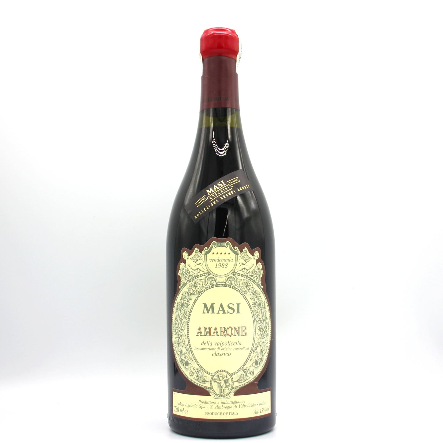 マァジ アマローネ デッラ ヴァルポリチェッラ クラッシコ 1988 赤ワイン 15% 750ml 箱無し (MASI AMARONE DELLA VALPOLICELLA 1988)