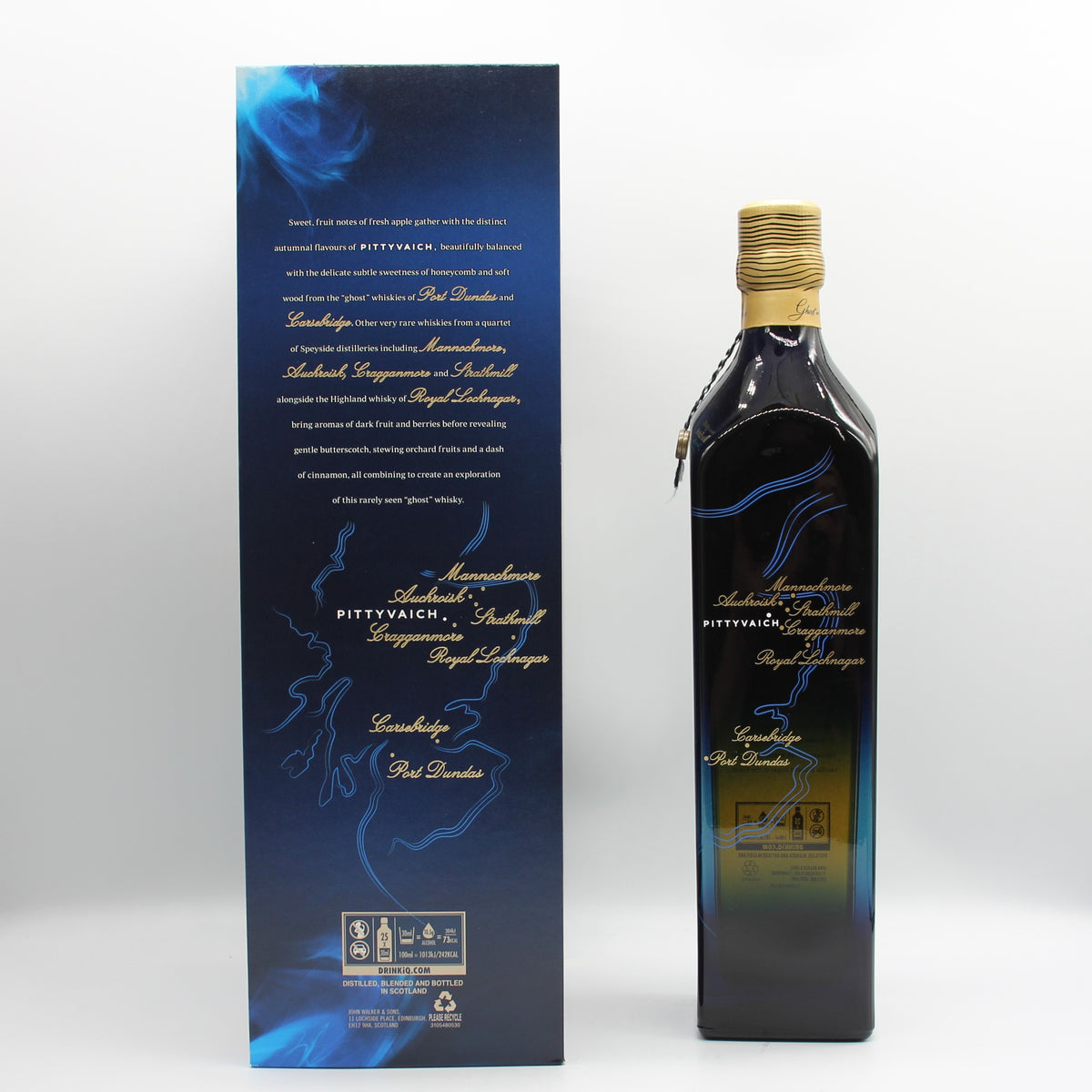 ジョニーウォーカー ブルーラベル ゴースト＆レア ピティヴァイク JOHNNIE WALKER BLUE LABEL Pittyvaich ブレンデッド スコッチ ウイスキー 43.8% 750ml 箱付き