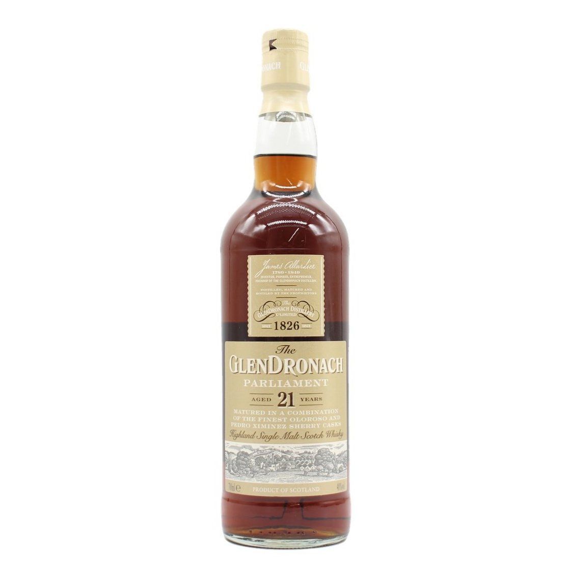 グレンドロナック パーラメント 21年 Glendronach PARLIAMENT 21YearsOld シングルモルト スコッチウイスキー 48％ 700ml 箱無し