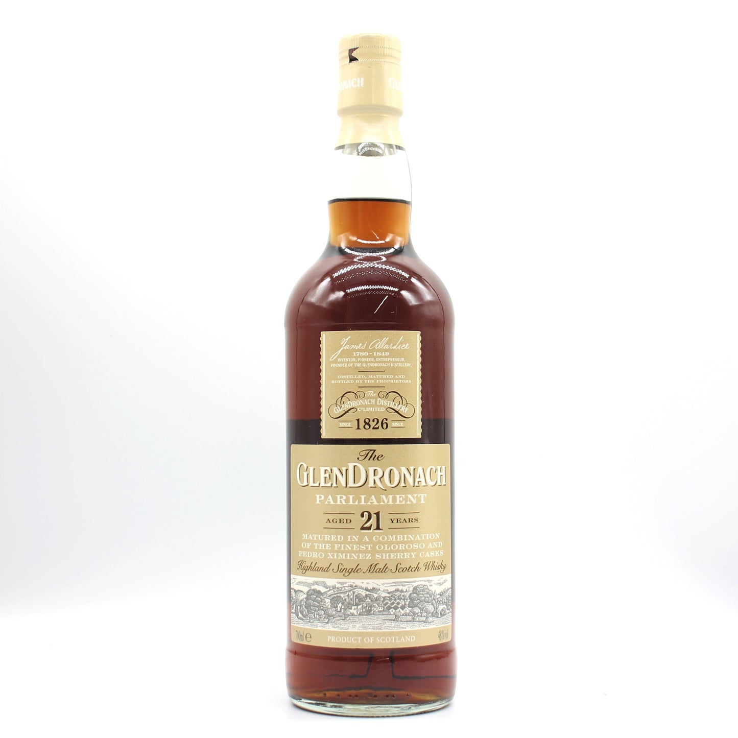 グレンドロナック パーラメント 21年 Glendronach PARLIAMENT 21YearsOld シングルモルト スコッチウイスキー 48％ 700ml 箱無し