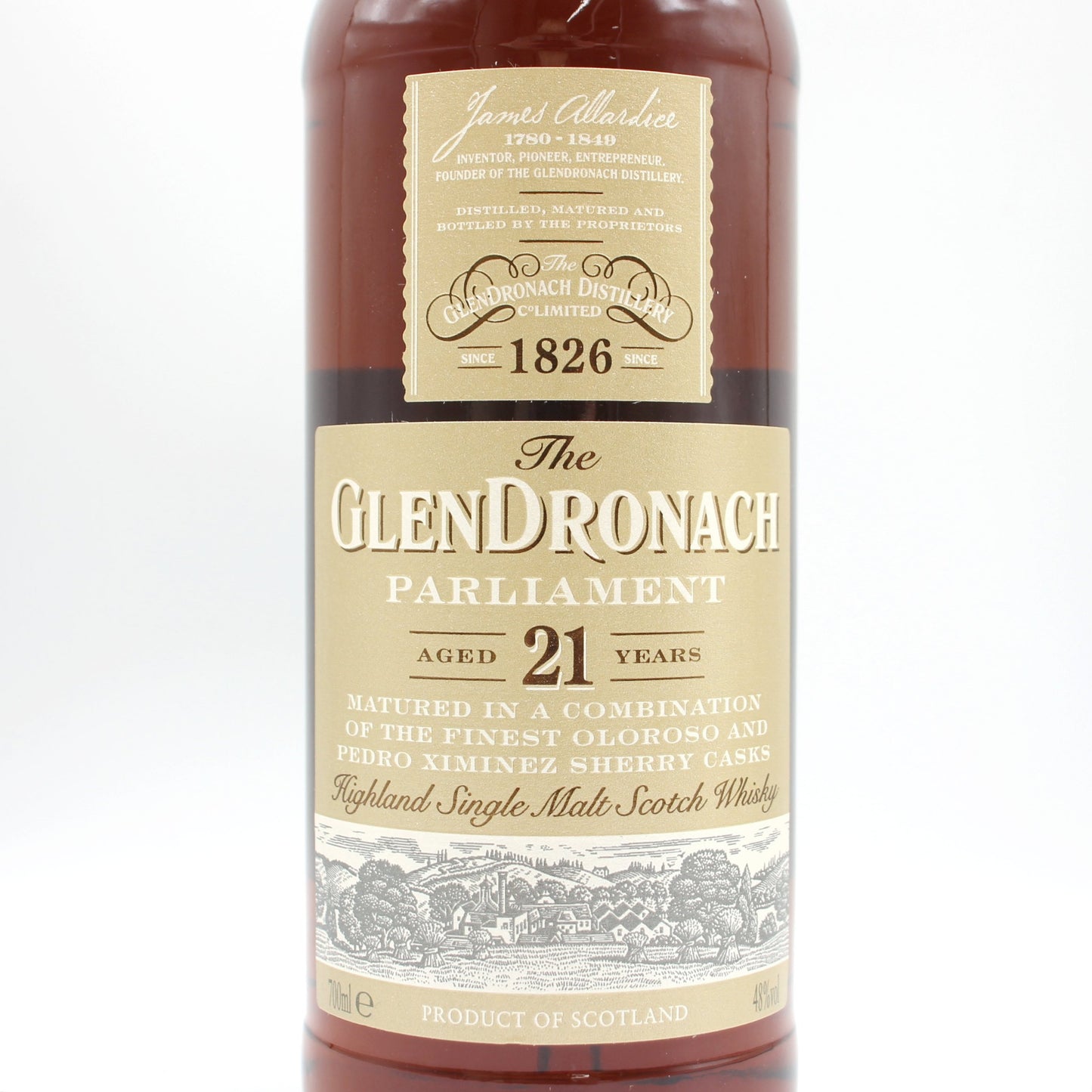 グレンドロナック パーラメント 21年 Glendronach PARLIAMENT 21YearsOld シングルモルト スコッチウイスキー 48％ 700ml 箱無し