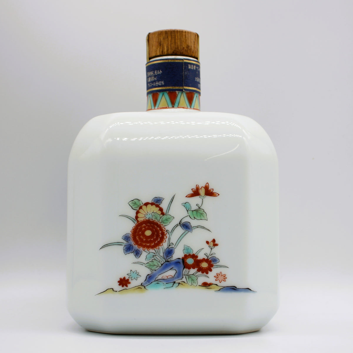 サントリー ピュアモルトウイスキー 山崎12年 有田焼 陶器ボトル 43％ 600ml 箱無し ※難有