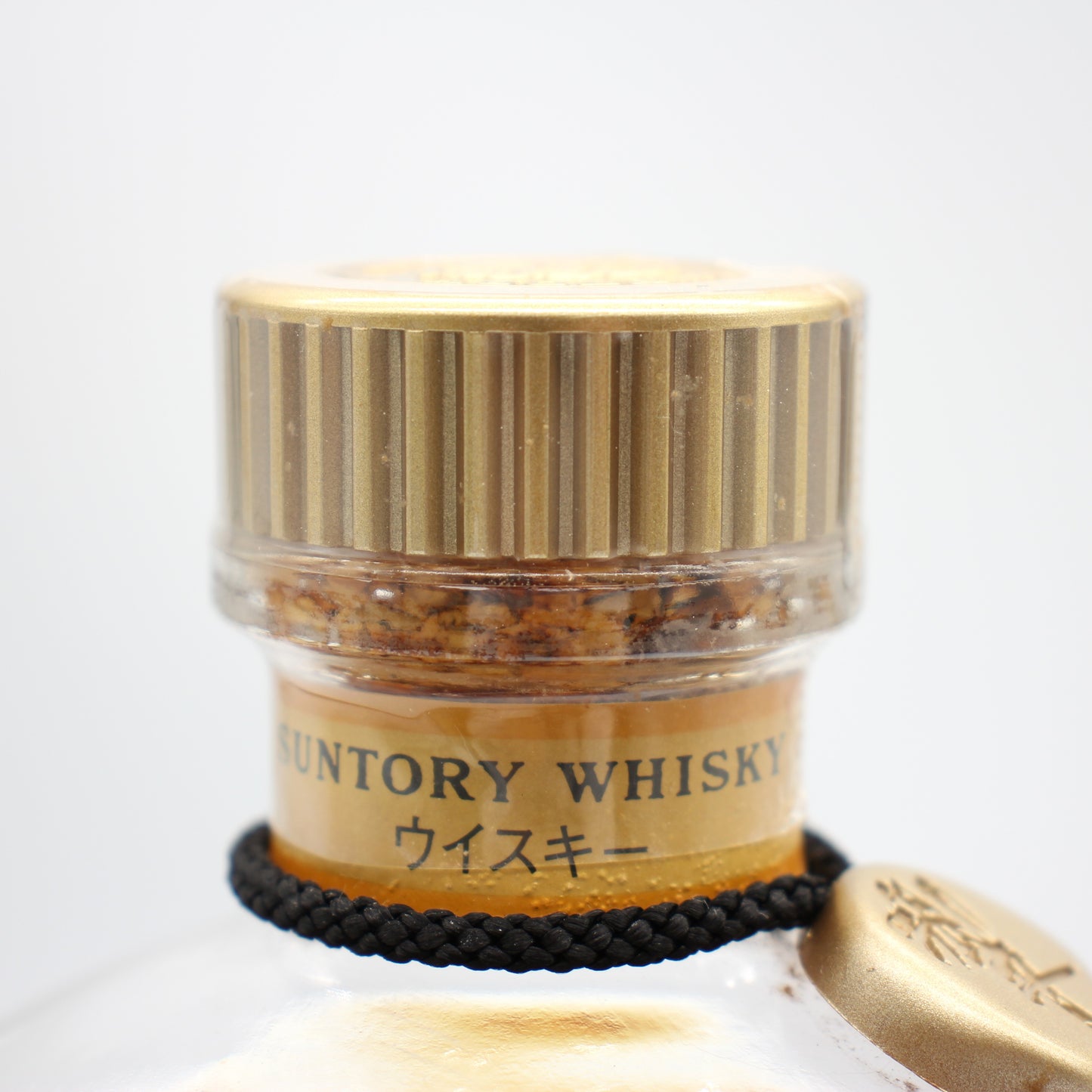 サントリー ウイスキー 響 旧ラベル 裏ゴールド 金キャップ 金花 43% 700ml 箱付き ※難有（2）