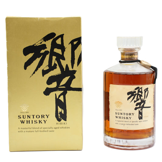 サントリー ウイスキー 響 旧ラベル クリアキャップ 43% 700ml 箱付き (4)