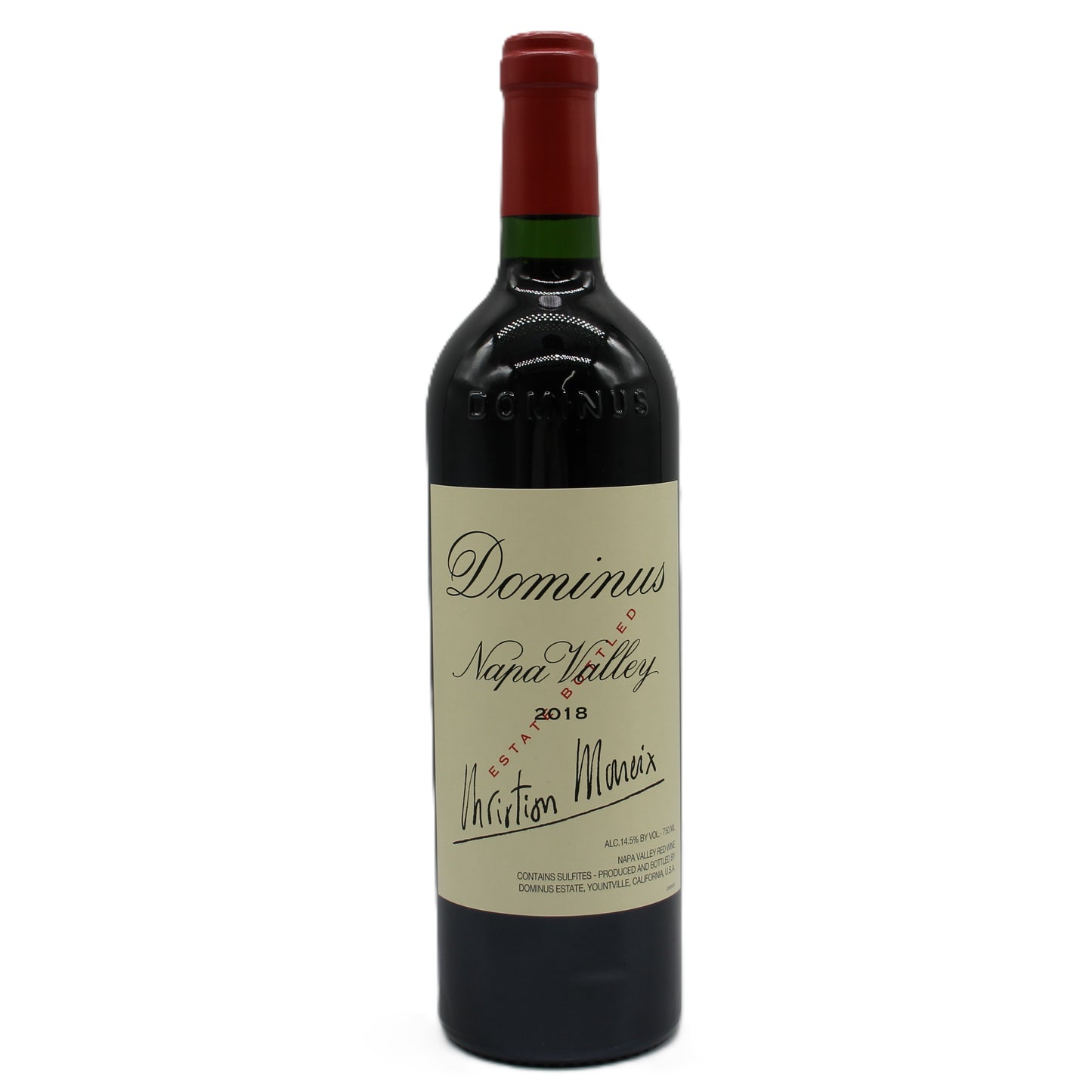 Dominus Estate ドミナス 2018 赤ワイン 14.5% 750ml 箱無し （Dominus Estate Dominus 2018）