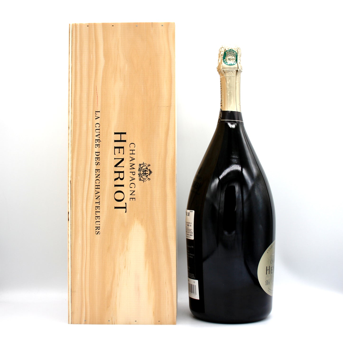 アンリオ キュヴェ・デ・アンシャンテルール シャンパーニュ ブリュット 1998 シャンパン 12% 1500ml 木箱付き (CUVEE DES ENCHANTELEURS HENRIOT CHAMPAGNE BRUT 1998)