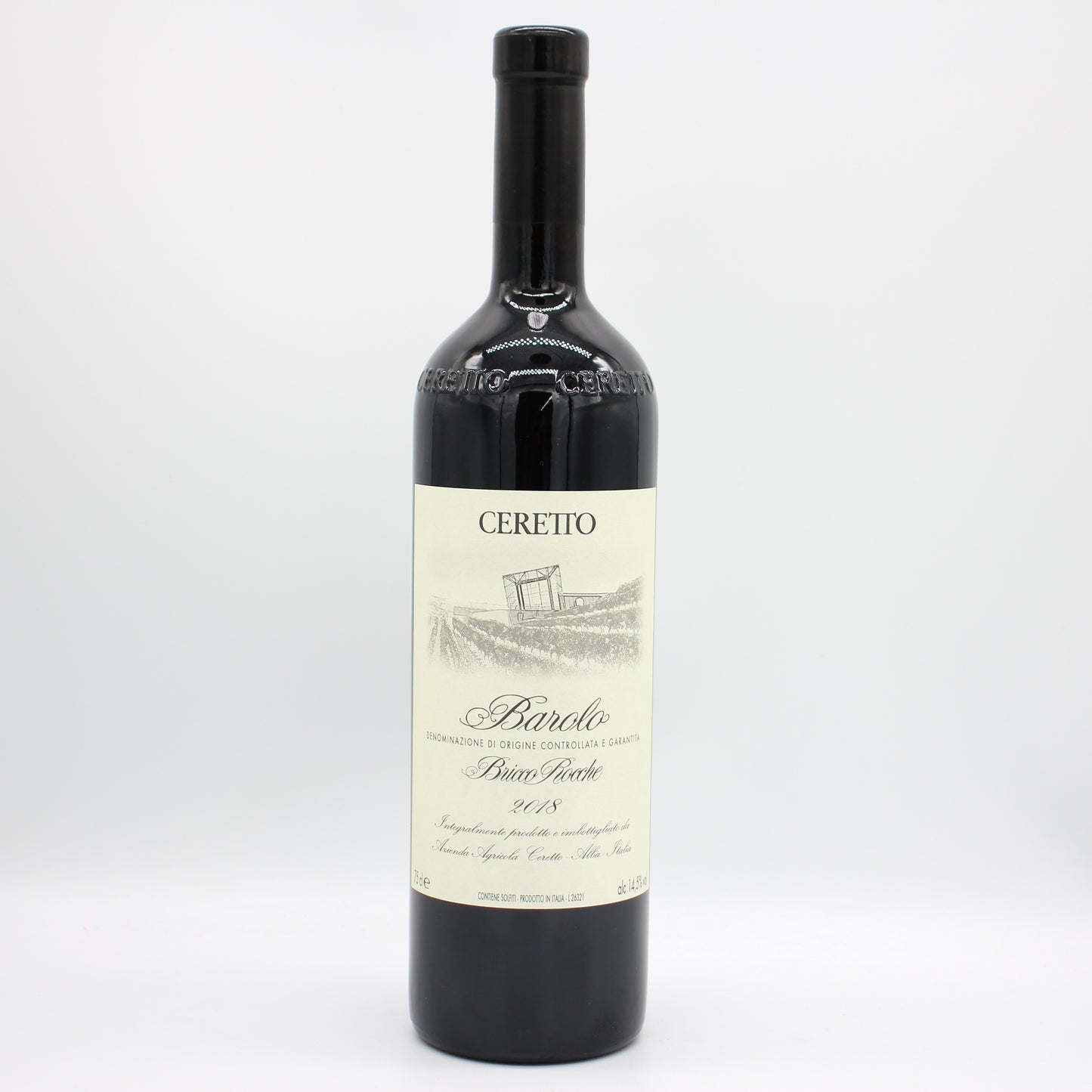 チェレット バローロ ブリッコ ロッケ 2018 赤ワイン 14.5% 750ml 箱無し （CERETTO BAROLO BRICCO ROCCHE 2018）