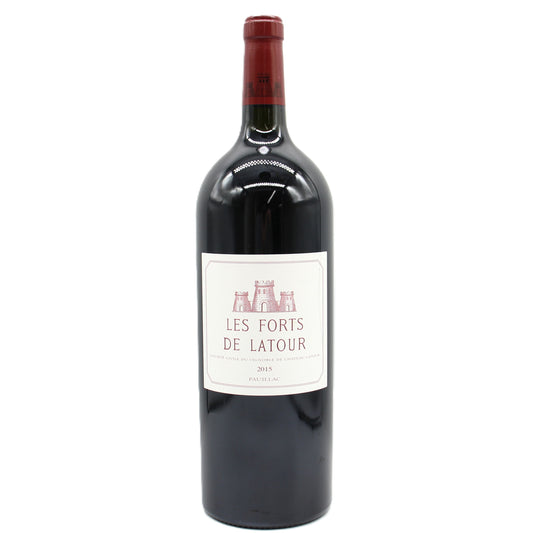 シャトー ラトゥール レ フォール ド ラトゥール 2015 赤ワイン 13% 1500ml 箱無し (Chateau Latour Les Forts de Latour 2015)