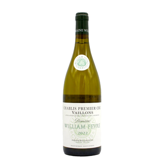 William Fevre ウィリアム・フェーヴル シャブリ プルミエ クリュ ヴァイヨン 2022 白ワイン 12.5% 750ml 箱無し （William Fevre  CHABLIS PREMIER CRU VAILLONS 2022）