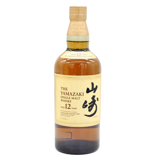 サントリー ピュアモルト ウイスキー 山崎12年 旧ボトル 金花 43% 700ml 箱無し （1）