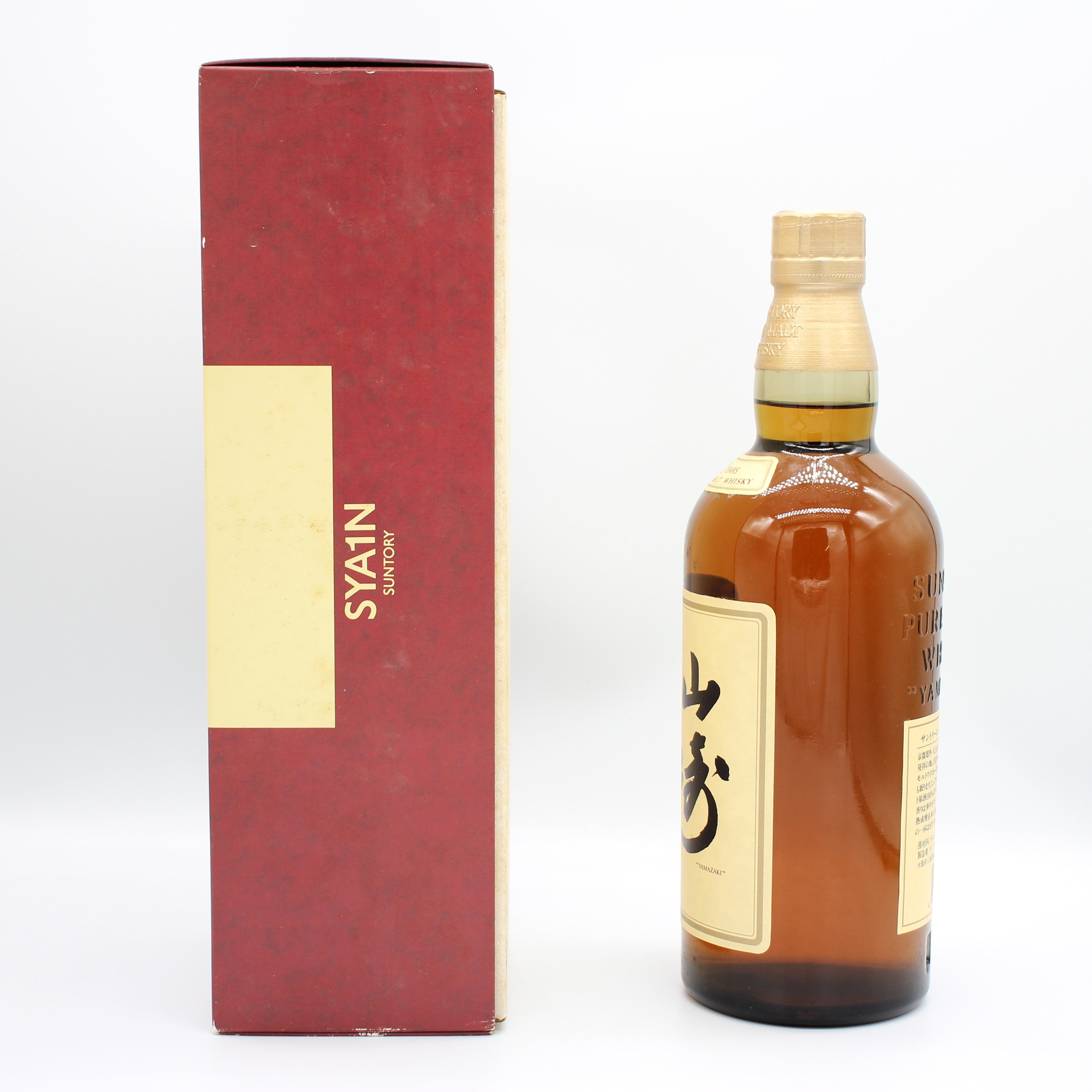 山崎 12年 旧ボトル ピュアモルト ウイスキー SYA1N 750ml 箱付 サントリー ピュアモルト ウイスキー 山崎12年 旧ボトル 金花 43