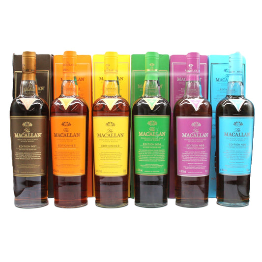 ザ・マッカラン エディション No.1 No.2 No.3 No.4 No.5 No.6 MACALLAN EDITION 700ml 6本セット 箱付き