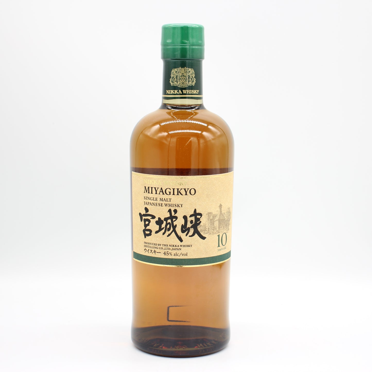 ニッカ ウイスキー シングルモルト 宮城峡 10年 新ボトル 45% 700ml 箱無し