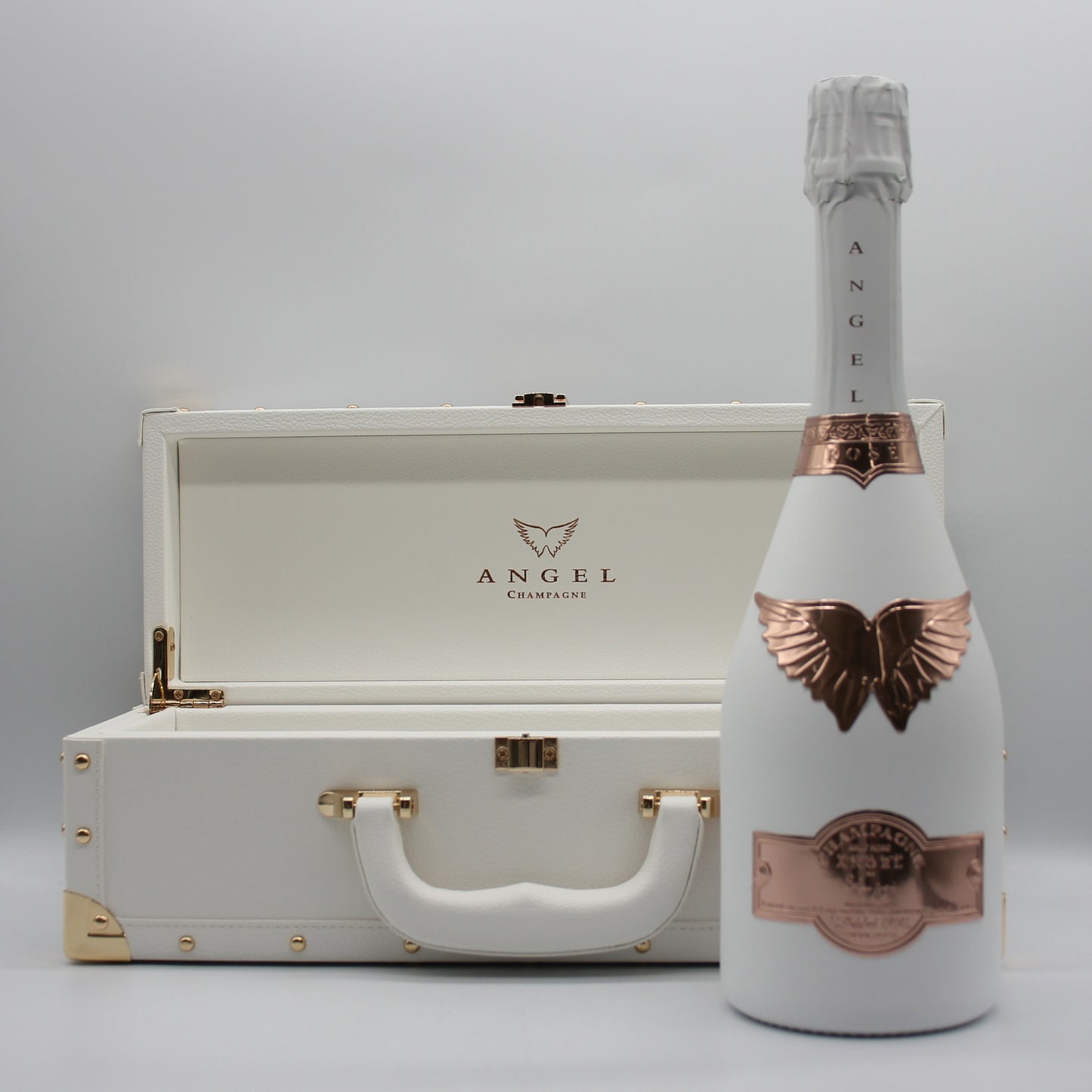 エンジェル シャンパーニュ NV ブリュット ロゼ ホワイト シャンパン 12.5% 750ml 箱付き (ANGEL CHAMPAGNE NV Brut Rose White)